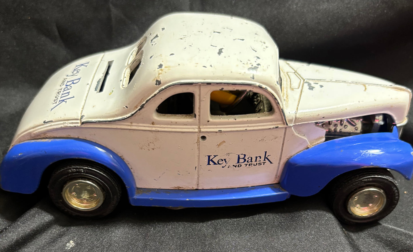 Vintage Ertl 1940 Ford Coupe Nascar Metal Bank #2896
