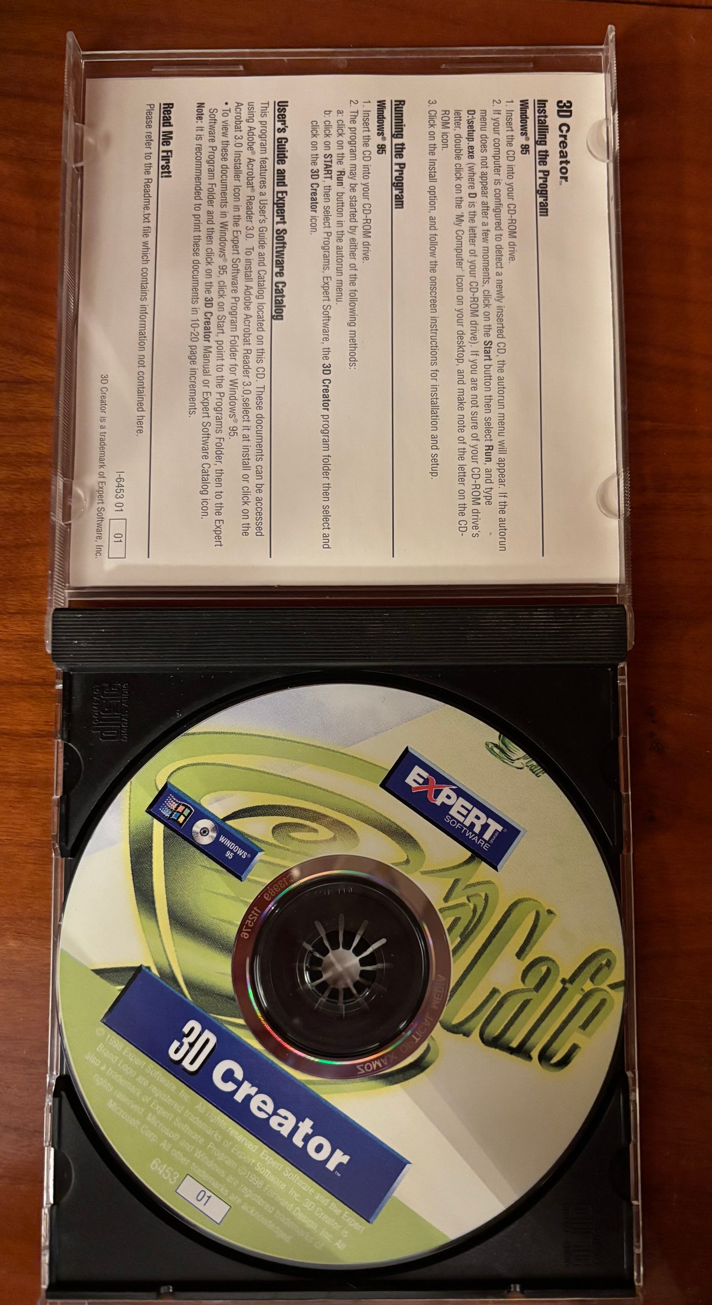 Vintage Expert 3D Cafe Creator CD ROM
