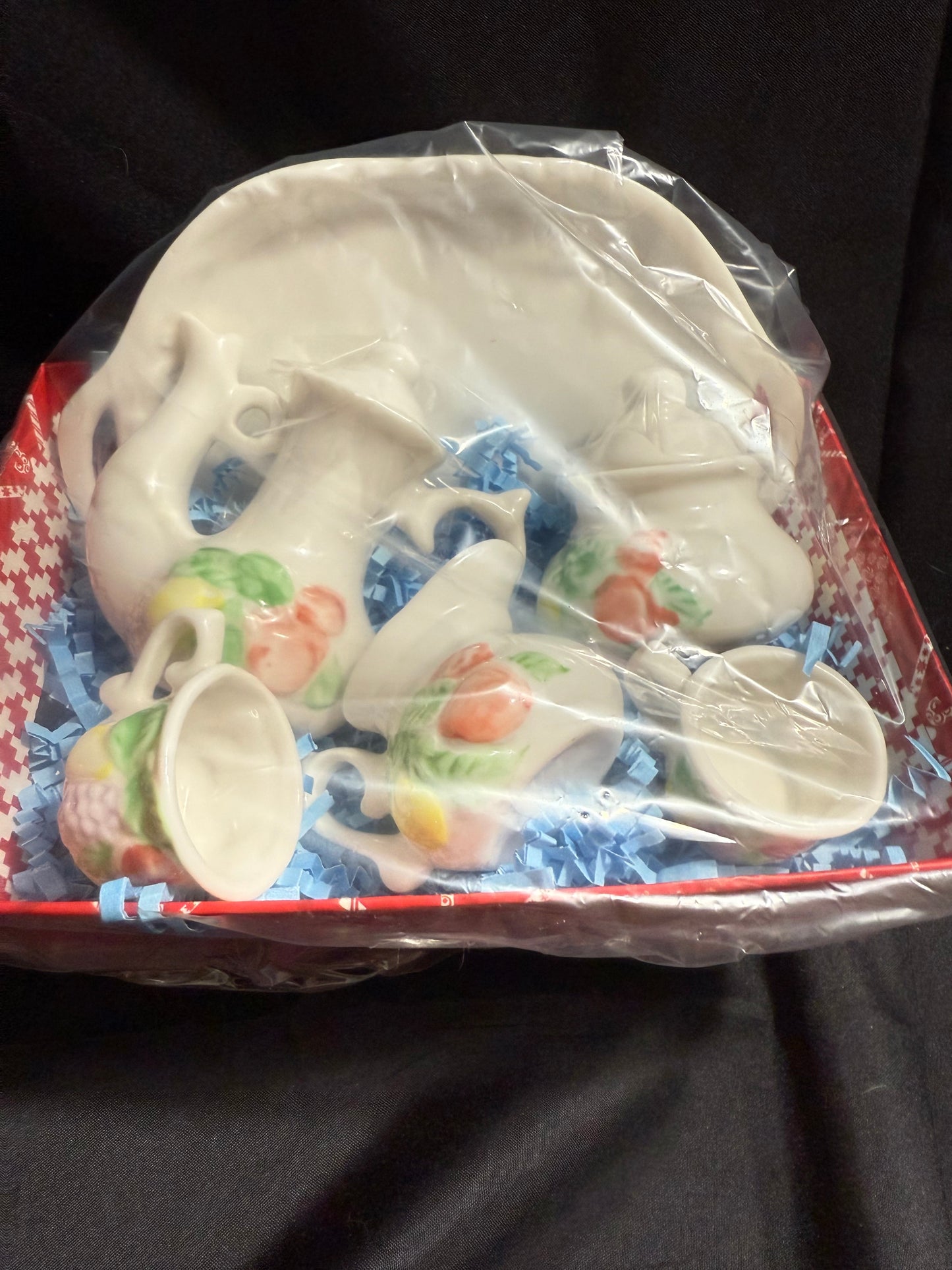 Vintage Children's Porcelain Tea Set by Lindy Bowman Company