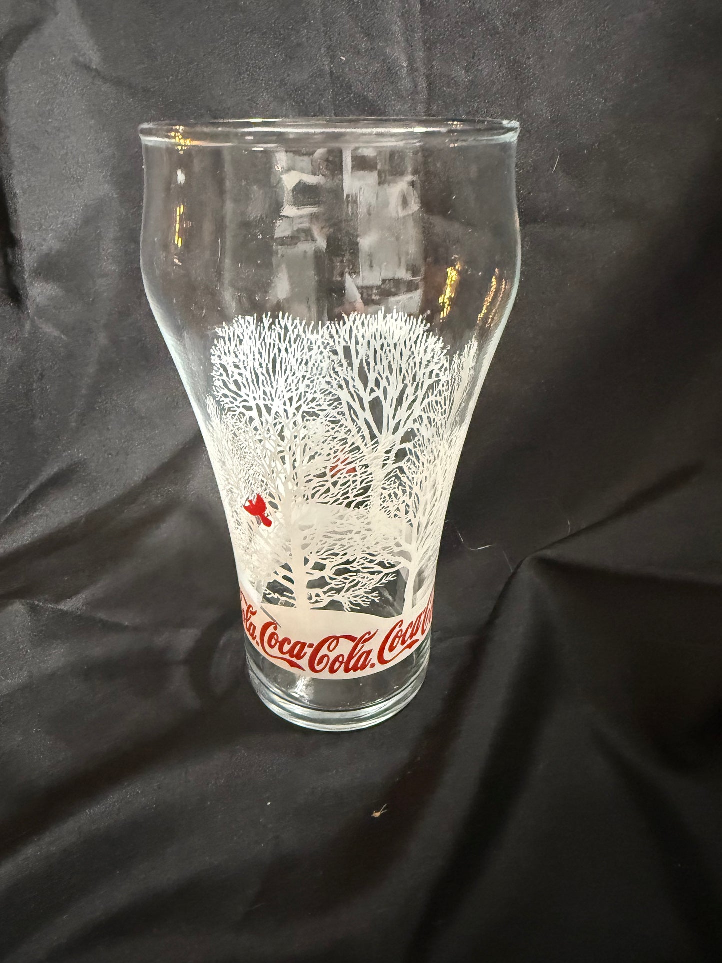 VINTAGE SHAPED COCA COLA BELL CHRISTMAS GLASS