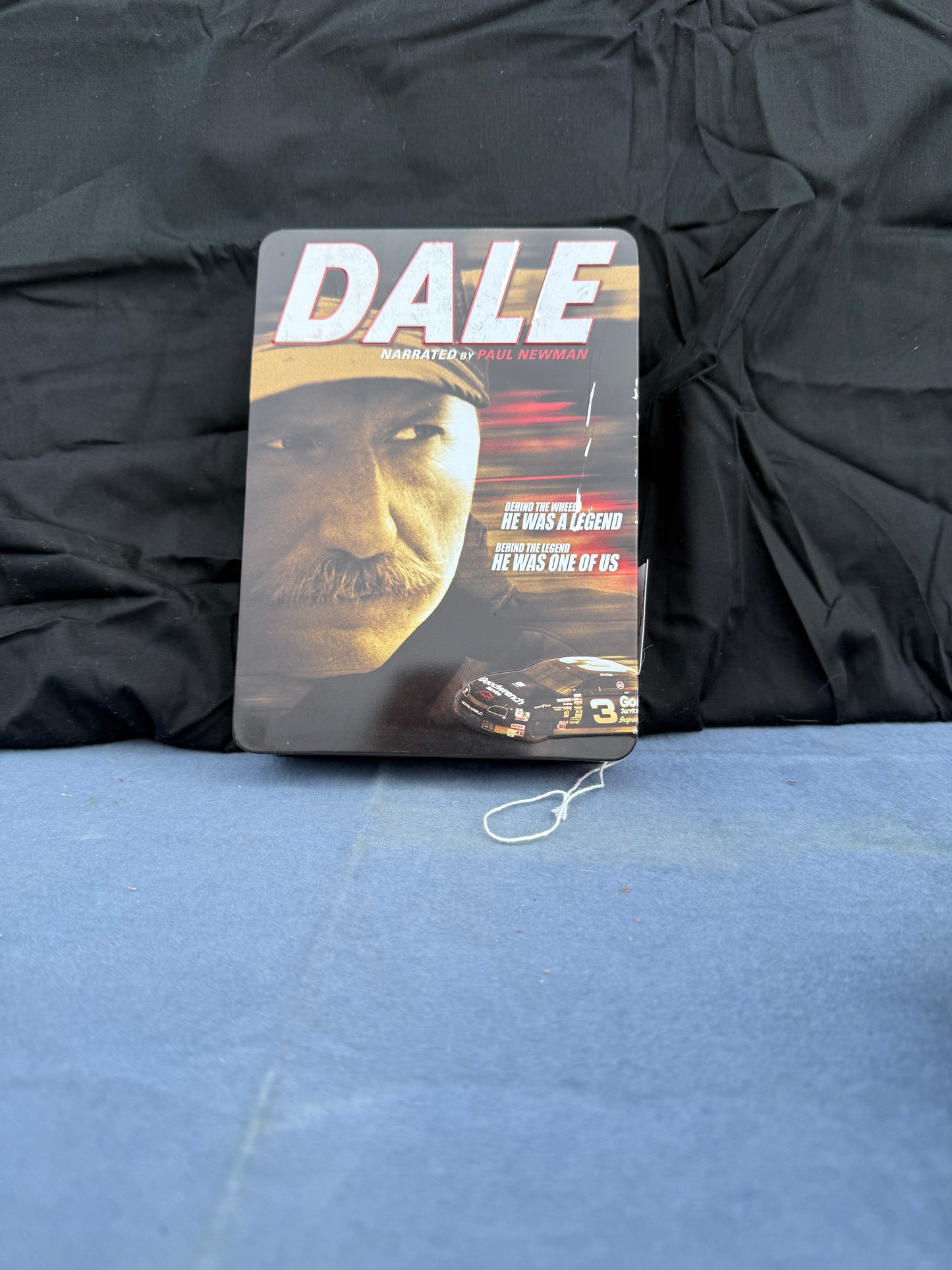 DALE EARNHARDT NARRATED BY PAUL NEWMAN 6 DVDCOLLECTOR BOX TIN