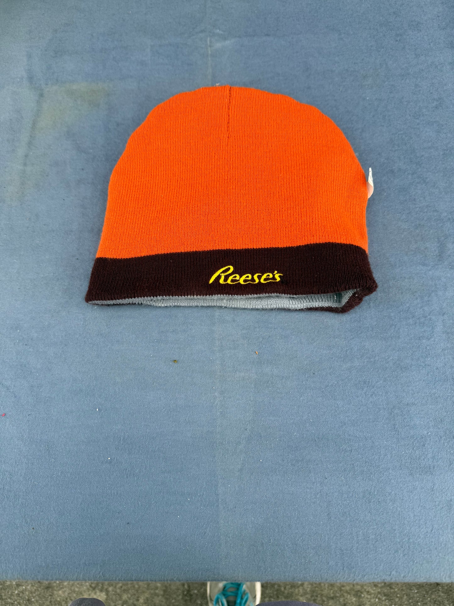 Hershey/Reese's reversible knit hat