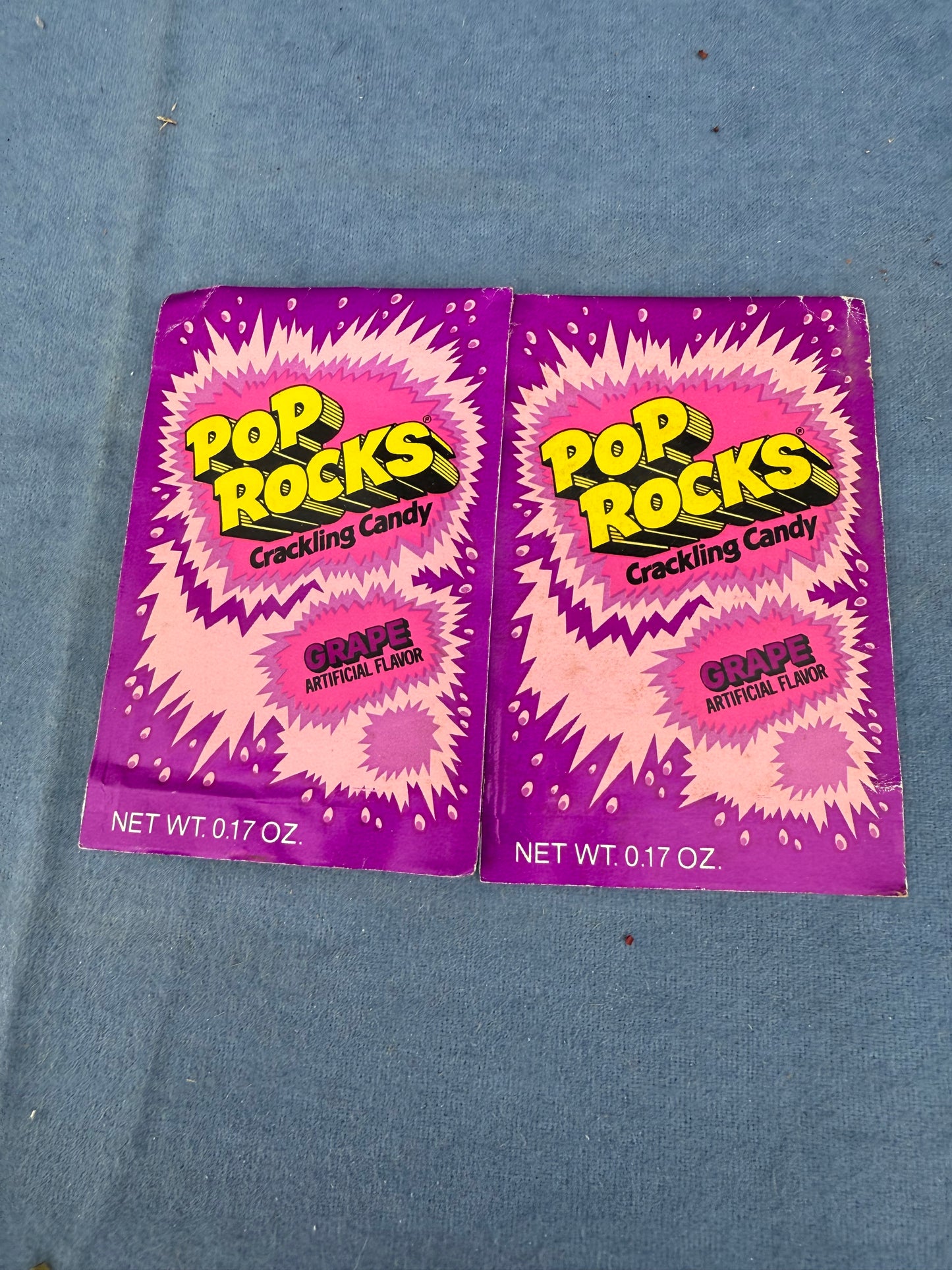VINTAGE 1982 POP ROCKS CRACKLING CANDIES 2 PACKS