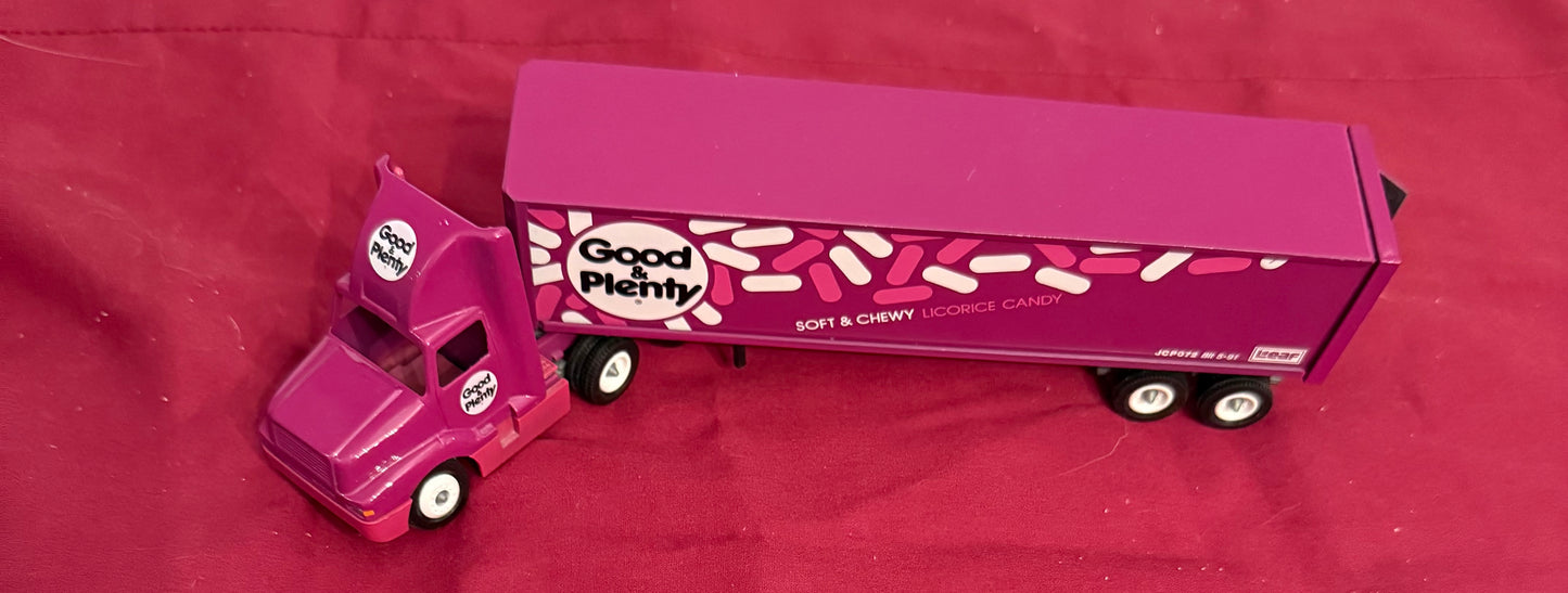 Ertl 9525 1:64 Diecast Good and Plenty Ford Cab with Trailer