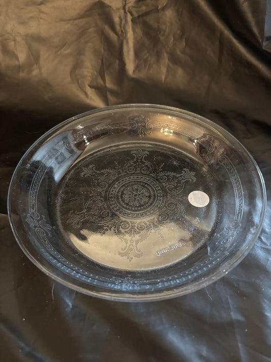 Vintage Phibe Saphire blue Anchor Hocking Pie Plate