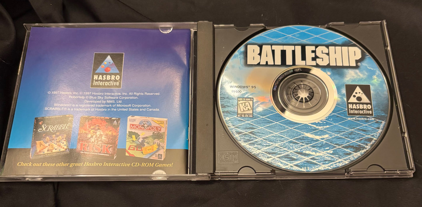 Hasbro interactive 4 CD-ROM Battleship: The Classic Naval Warfare Game