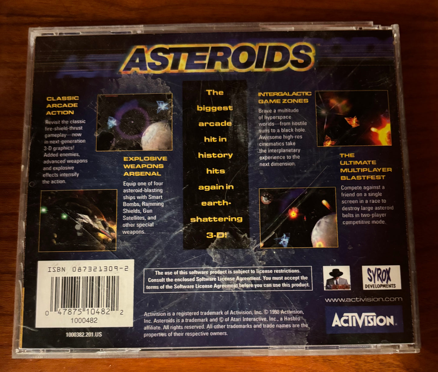 Vintage Asteroids for PC Video Game