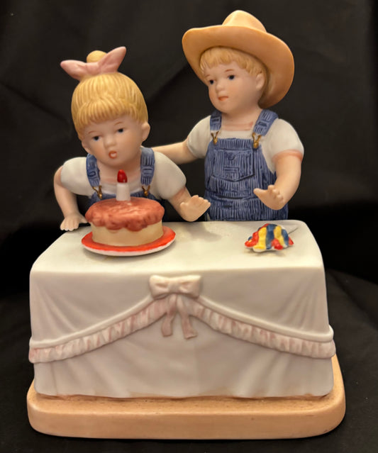 Denim Days by Homco "Happy Birthday" #1520