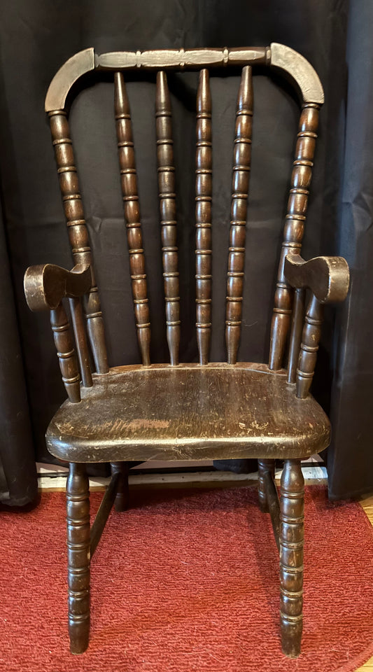 Vintage Jenny Lind Style Child's Chair