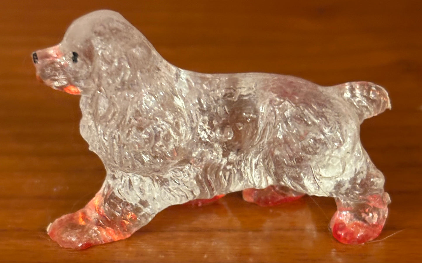 Vintage Lucite Cocker Spaniel Figurine
