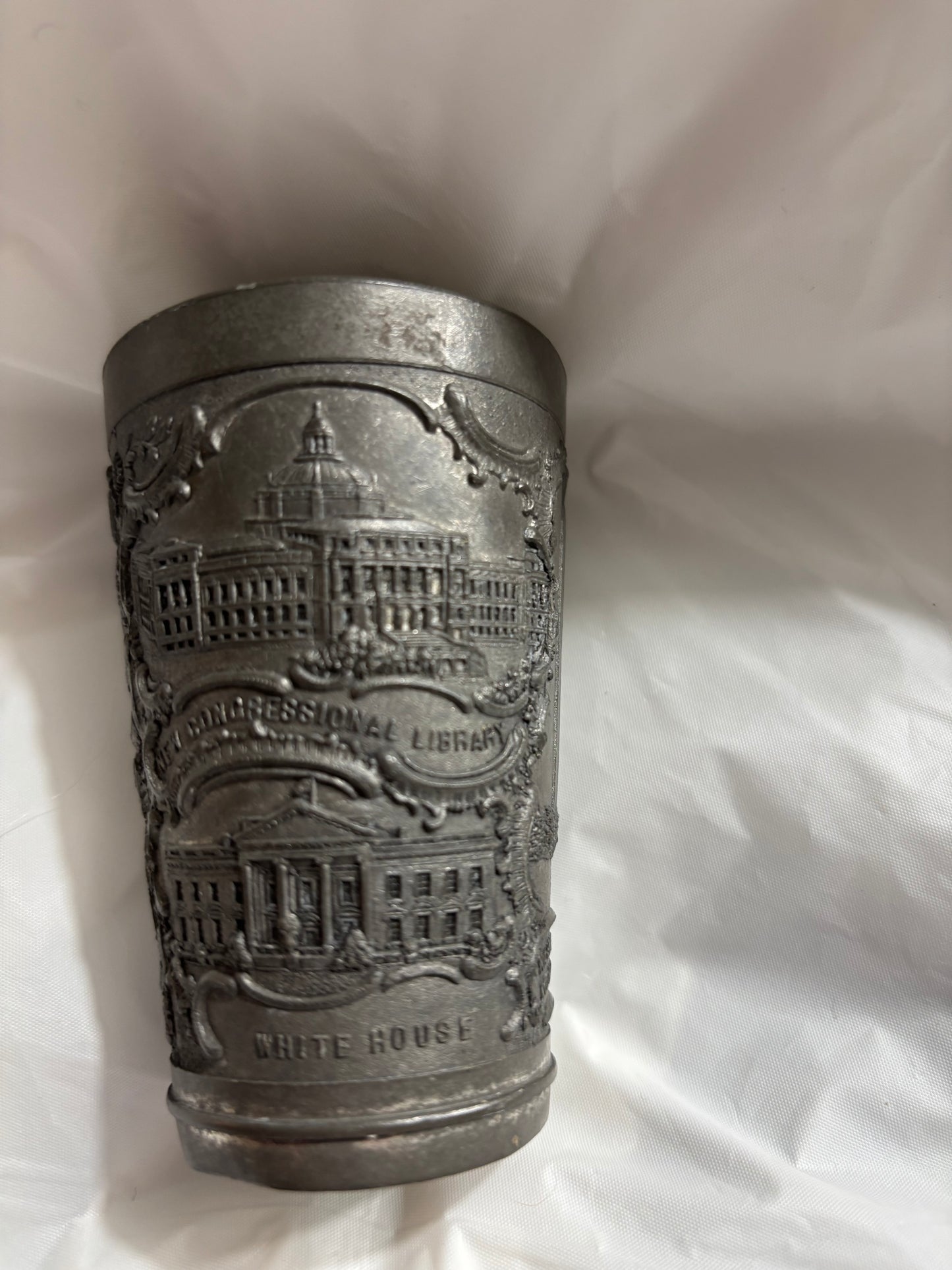 RARE PEWTER SOUVENIR CUP - WASHINGTON D.C.