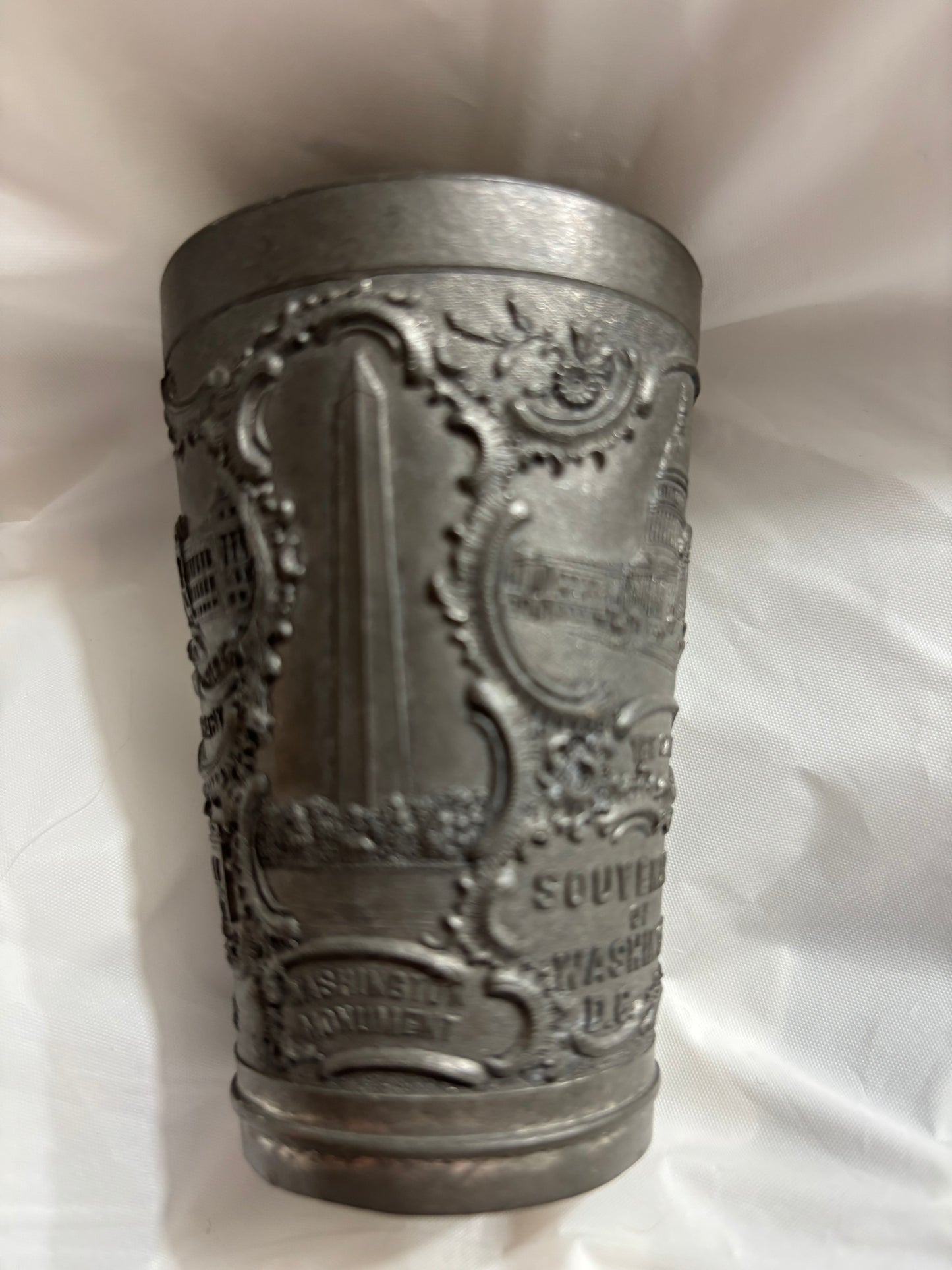 RARE PEWTER SOUVENIR CUP - WASHINGTON D.C.