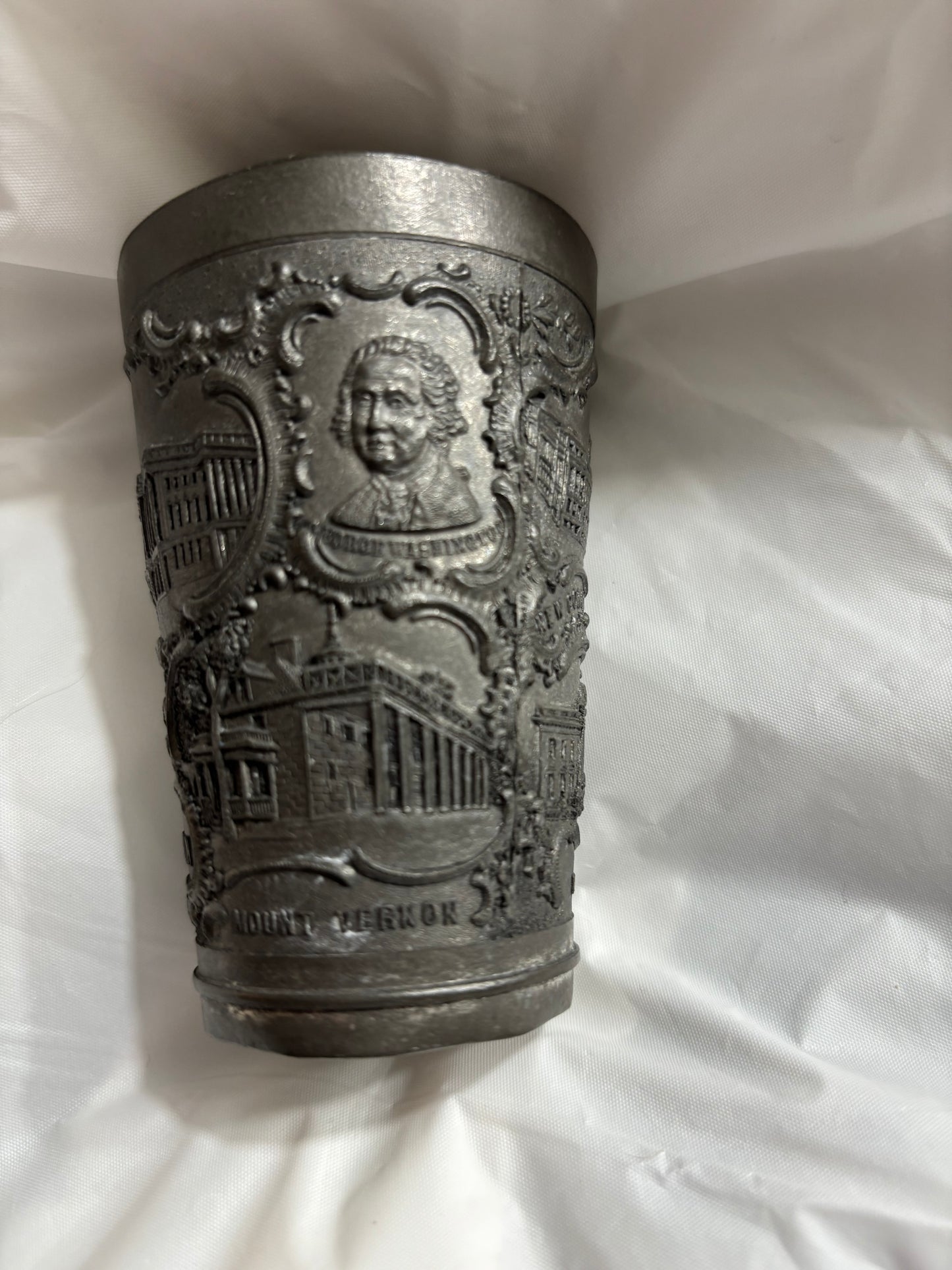 RARE PEWTER SOUVENIR CUP - WASHINGTON D.C.