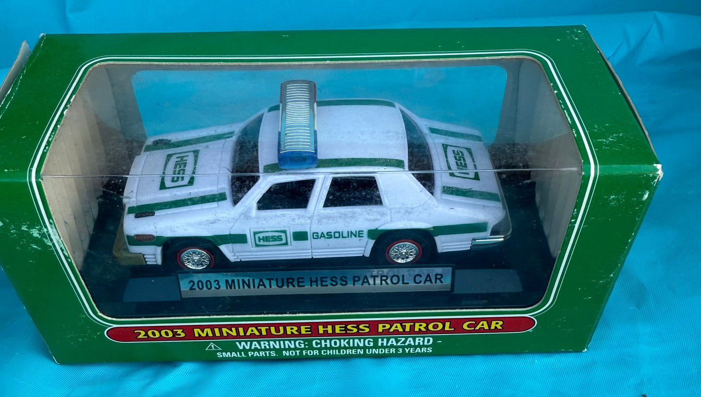 2003 HESS POLICE PATRTOL CAR