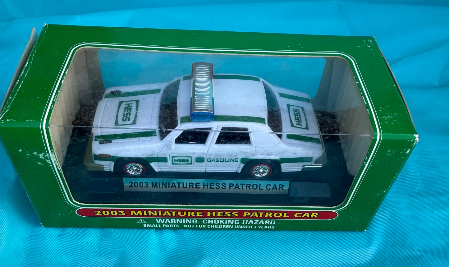 2003 HESS POLICE PATRTOL CAR