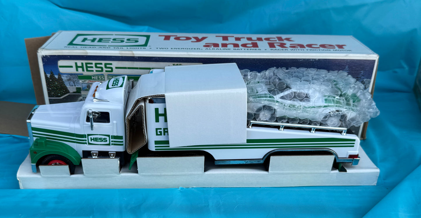 1992 HESS TOY TRUCK AND RACER