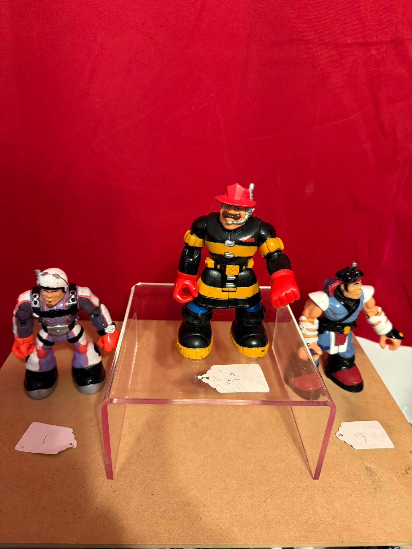 3 RESCUE HEROES ACTION FIGURES