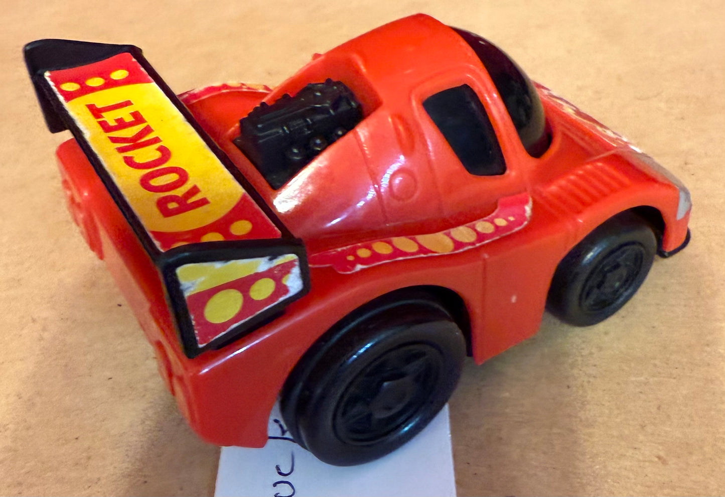 RED ROCKET TOY CAR