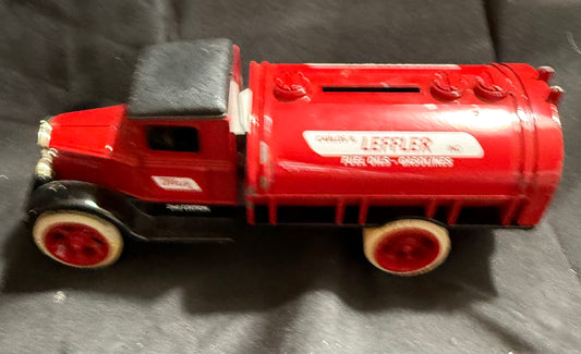Vintage Metal Carols R Leffler, Inc. Tanker Bank
