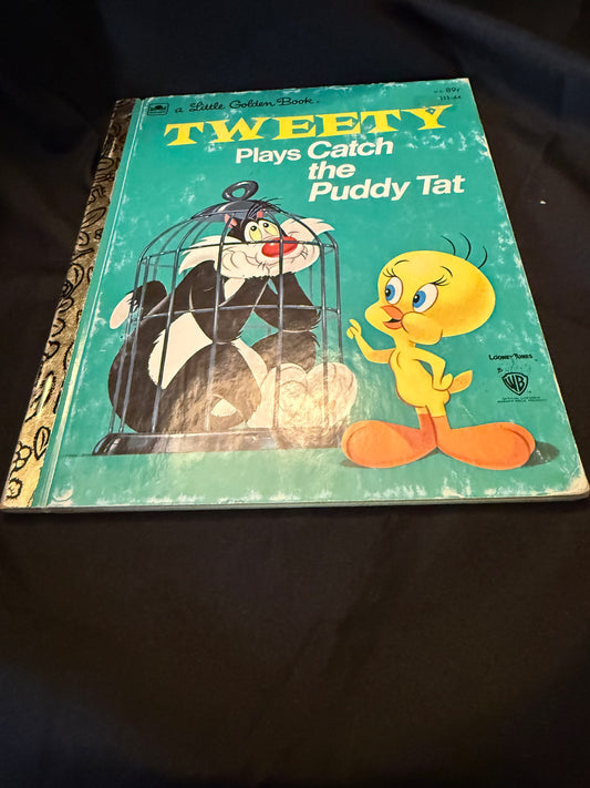 Tweety Plays Catch The Puddy Tat Little Golden Book