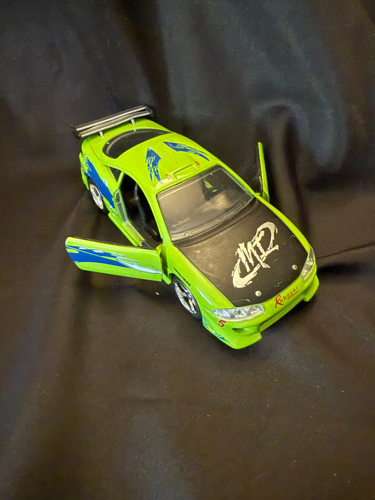 Jada Brian's 1995 Mitsubishi Eclipse Fast an Furious pull back toy car