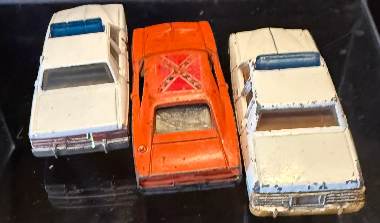Dukes of Hazards die cast cars