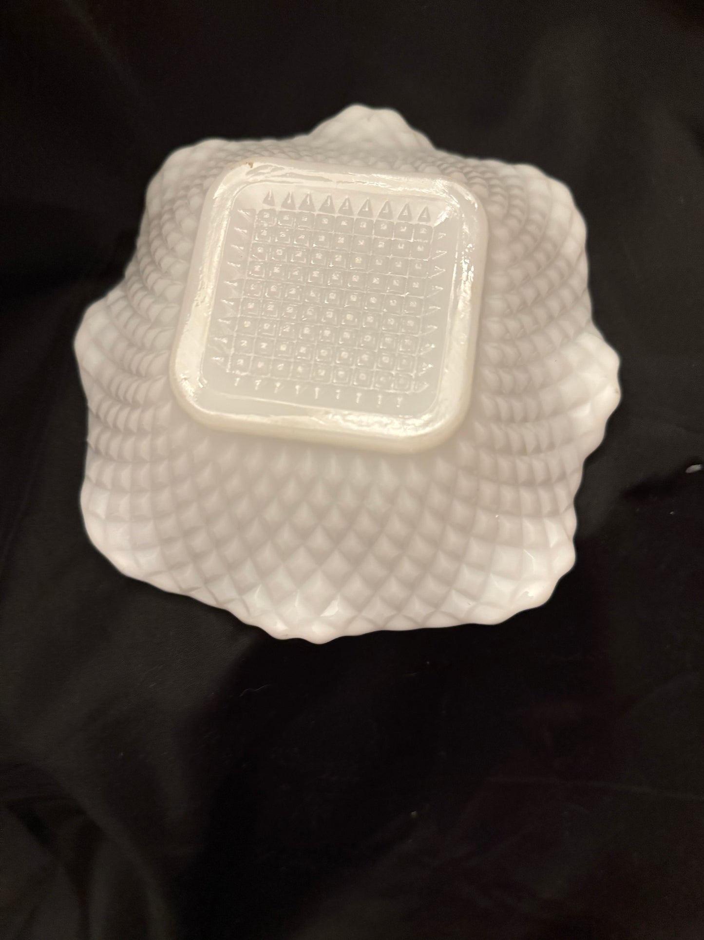 Vintage Milk Glass Trinket Dish