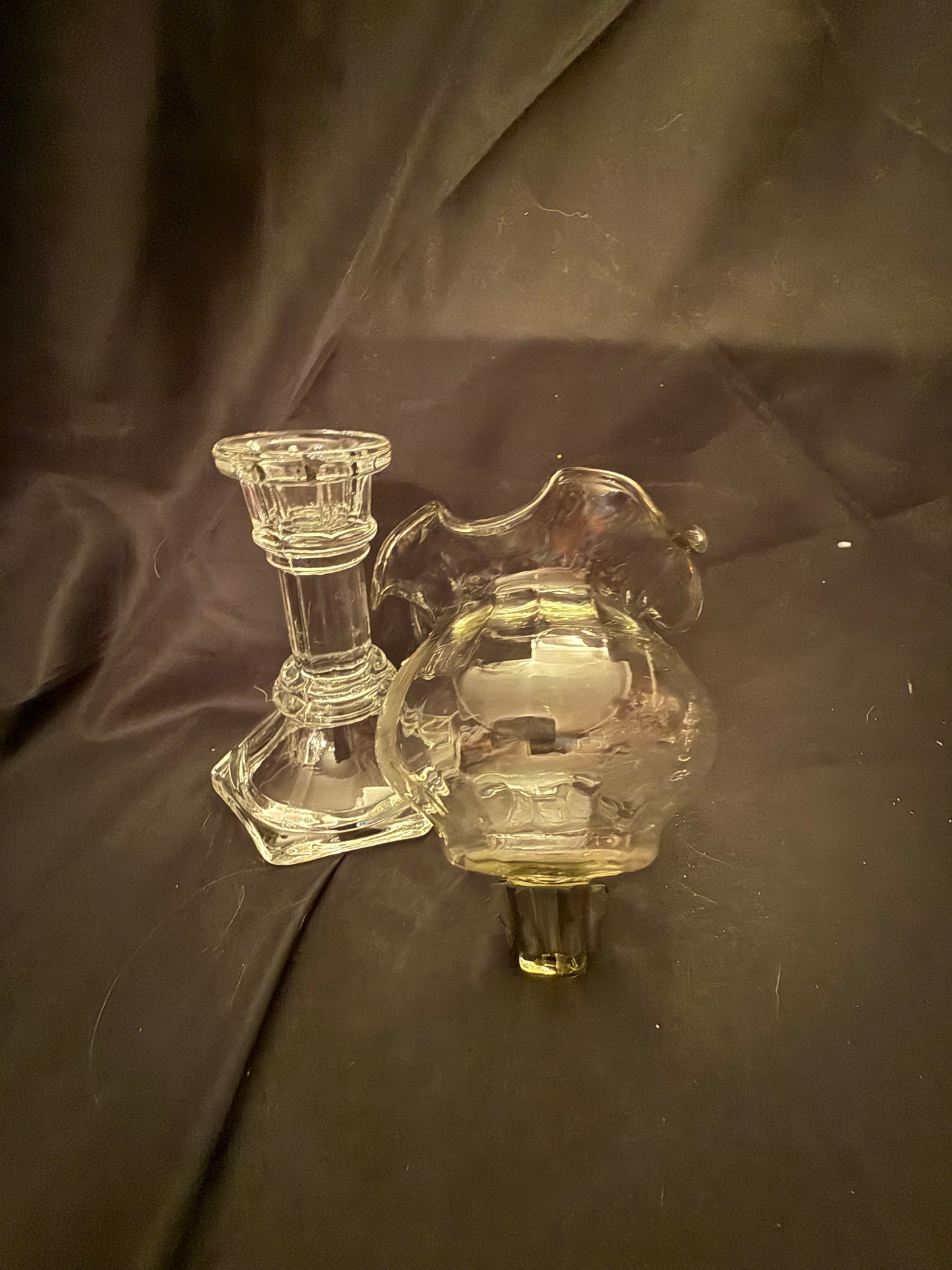 Vintage Home Interior (Homeco)2 Piece Clear Votive Candleholder