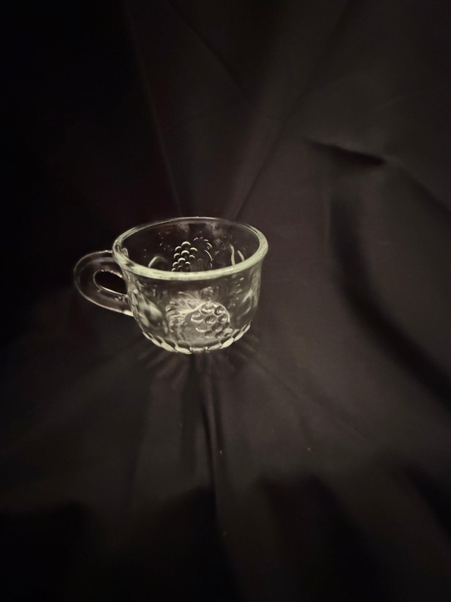 Jeanette Glass Clear Punch Bowl Cup