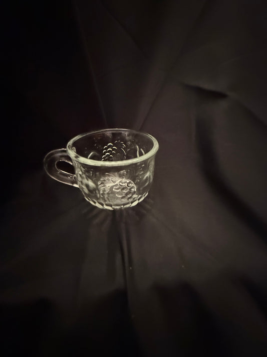 Jeanette Glass Clear Punch Bowl Cup