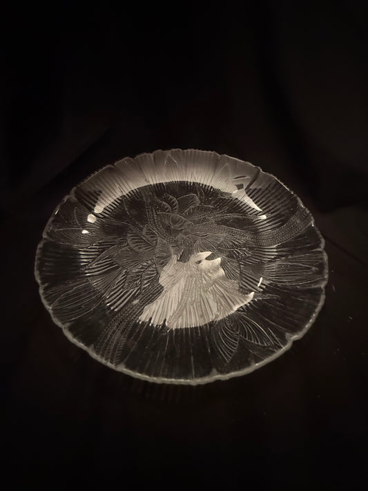 Arcoroc Canterbury Crocus Clear Glass Salad Plate