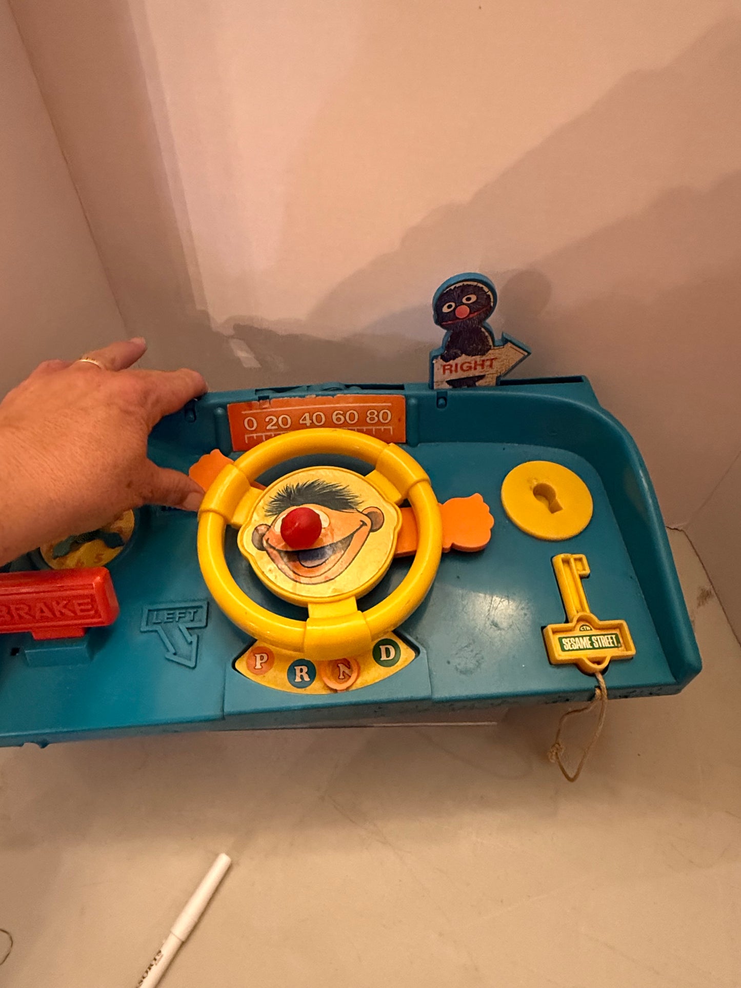 VINTAGE SESAME STREET DASHBOARD PLAY SET
