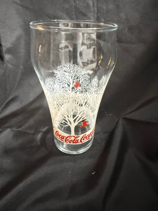 VINTAGE SHAPED COCA COLA BELL CHRISTMAS GLASS