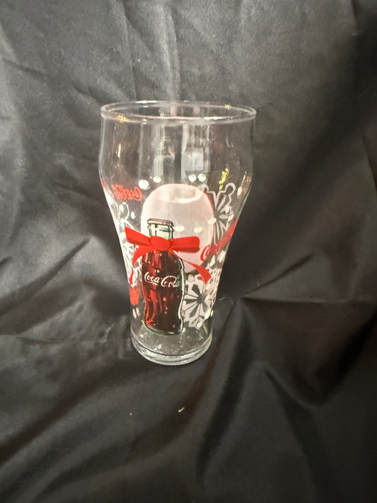 COCA COLA VINTAGE BELL-SHAPED CHRISTMAS GLASS (LATE 1990s)