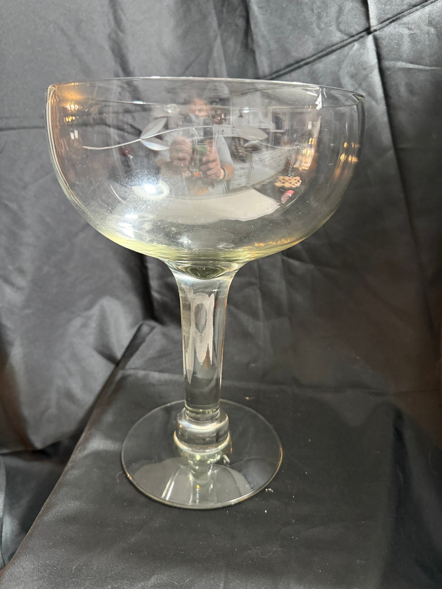 Princess House Giant champagne /Glass