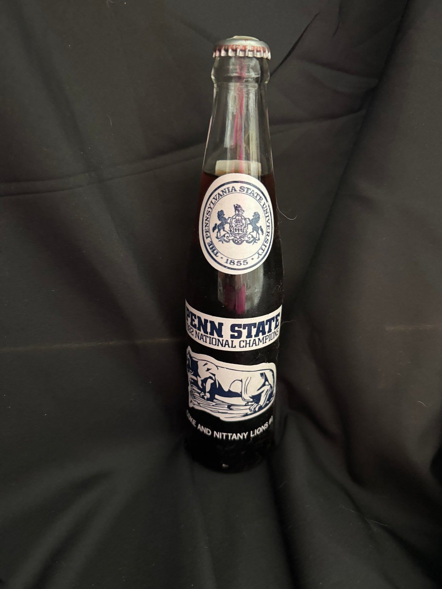 PENN STATE 10 OZ. 1983 NATIONAL CHAMPIONS COKE AND NITTANY LIONS