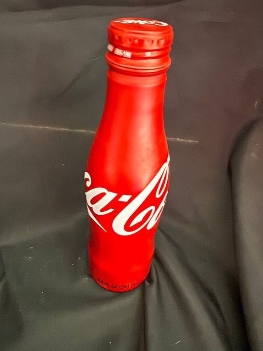 RED ALUMINUM CAN SHAPED COCA COLA BOTTLE (2005) FULL