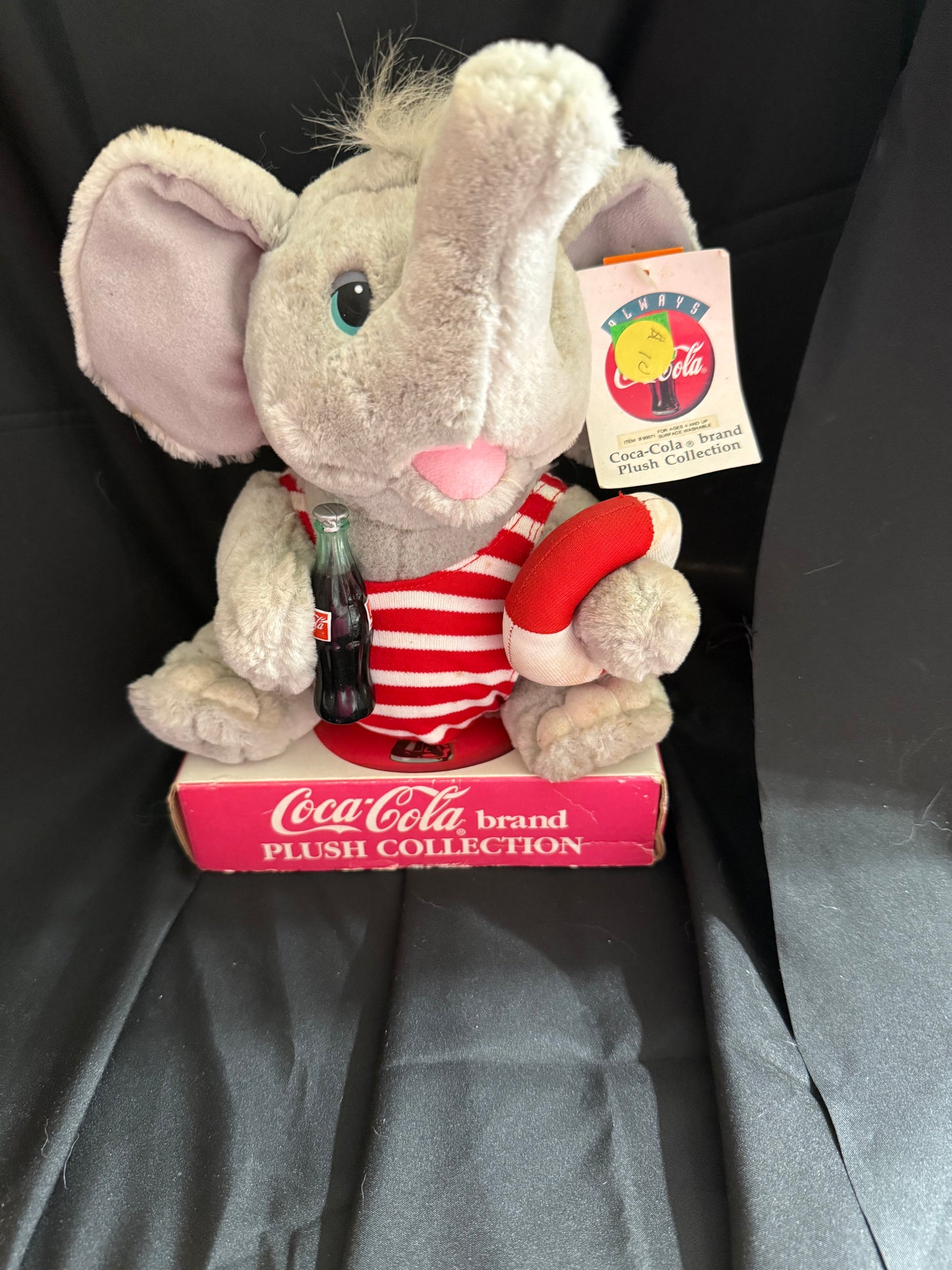 ADORABLE COCA COLA PLUSH ELEPHANT