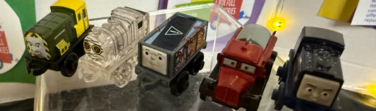 Collection of Thomas & Friends MINIS toy train engines.