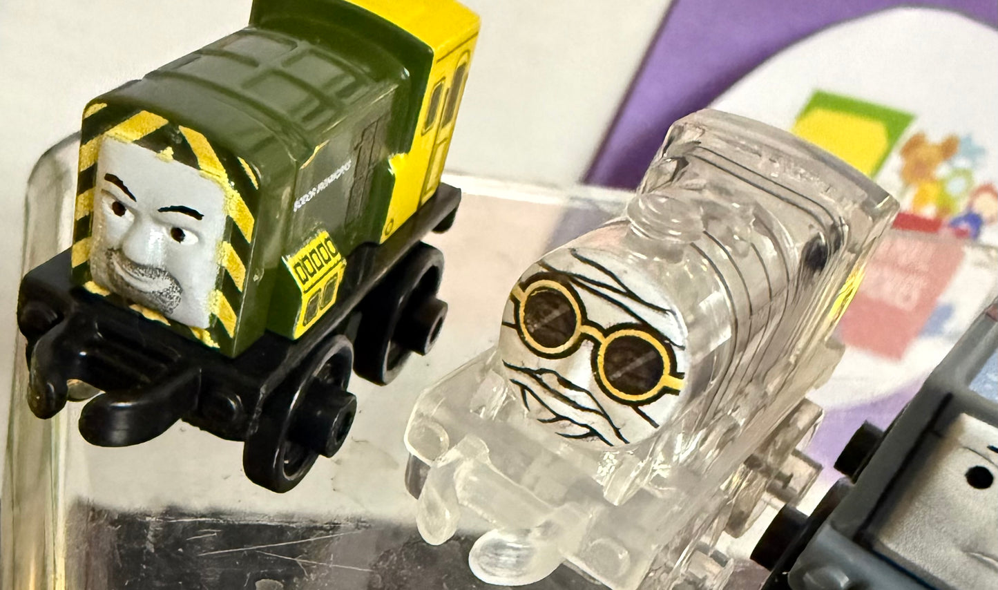 Collection of Thomas & Friends MINIS toy train engines.
