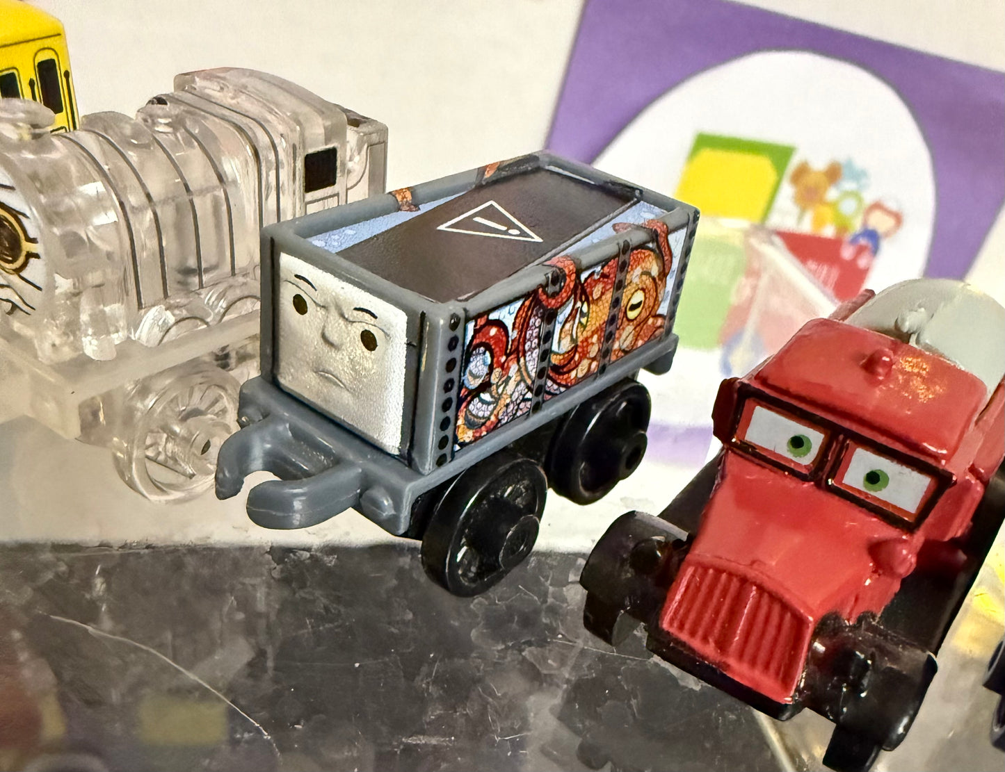 Collection of Thomas & Friends MINIS toy train engines.