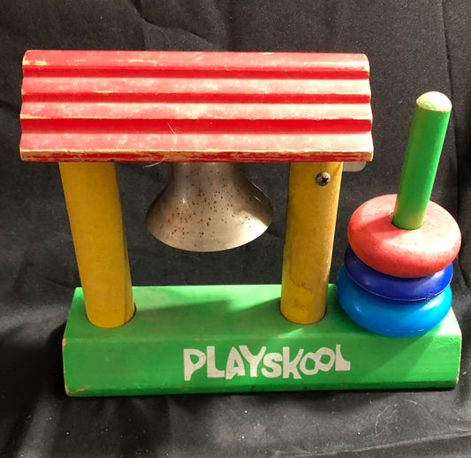 Vintage Playskool Wooden Stacking Toy