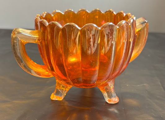 Imperial Glass Carnival Sugar Bowl