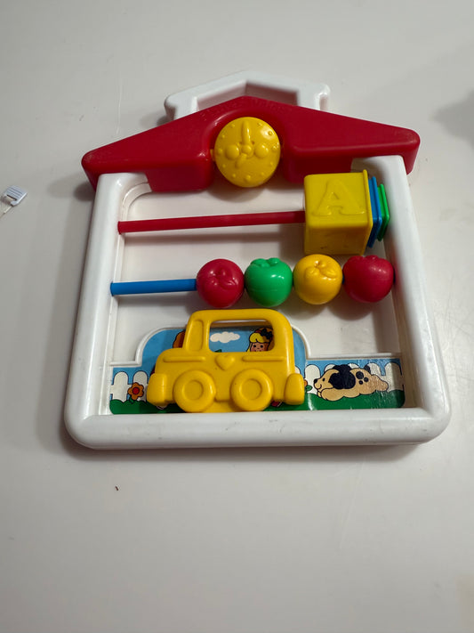 Vintage 1991 Fisher Price Discovery Beads School Toy